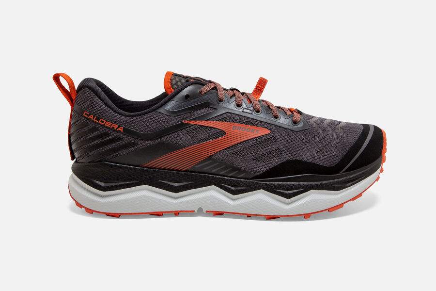 Zapatillas Trail Brooks Caldera 4 Hombre Negras/Gris Baratas BZSQ03267